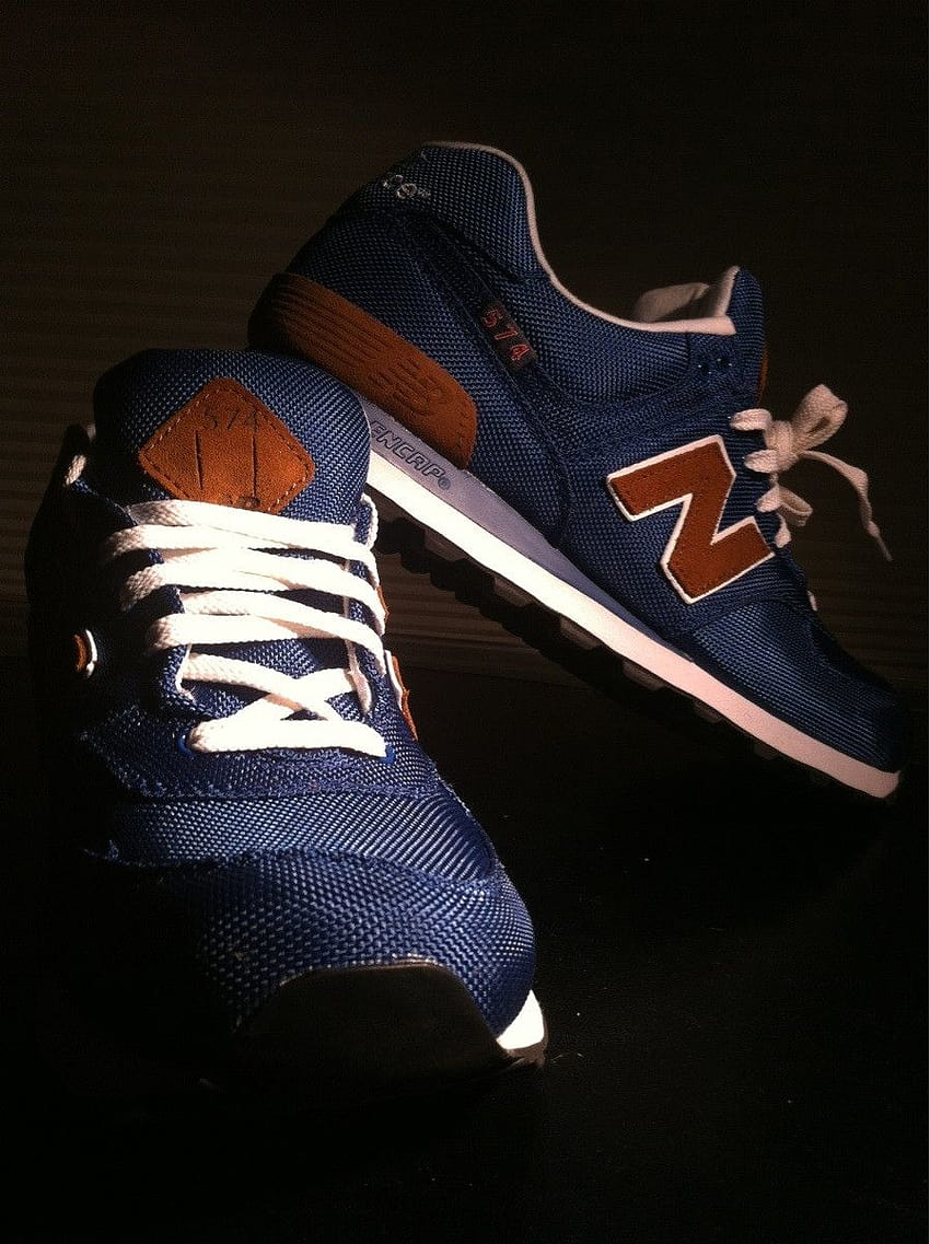 A super clean rendition of a classic. New balance 574, new balance iphone HD phone wallpaper