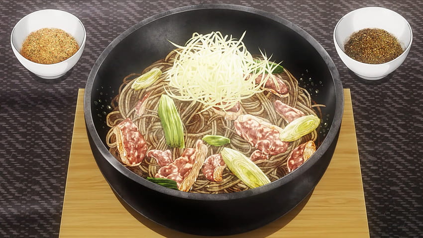 Yukihira Style Barley Flour Soba HD wallpaper