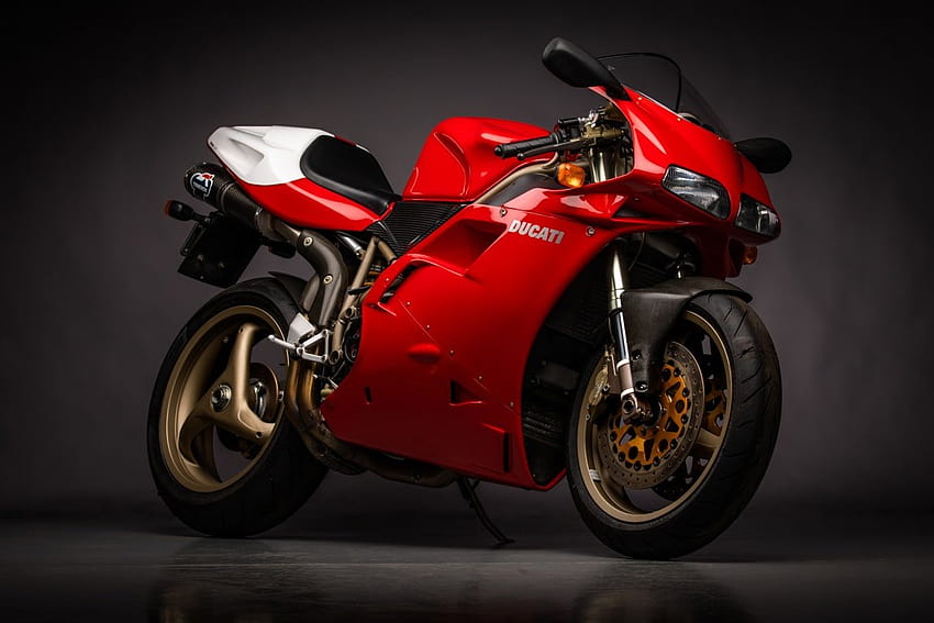 Ducati 916 SPS Güzel Sanatlar Baskısı – İkonik Motosiklet Müzayedeleri HD duvar kağıdı