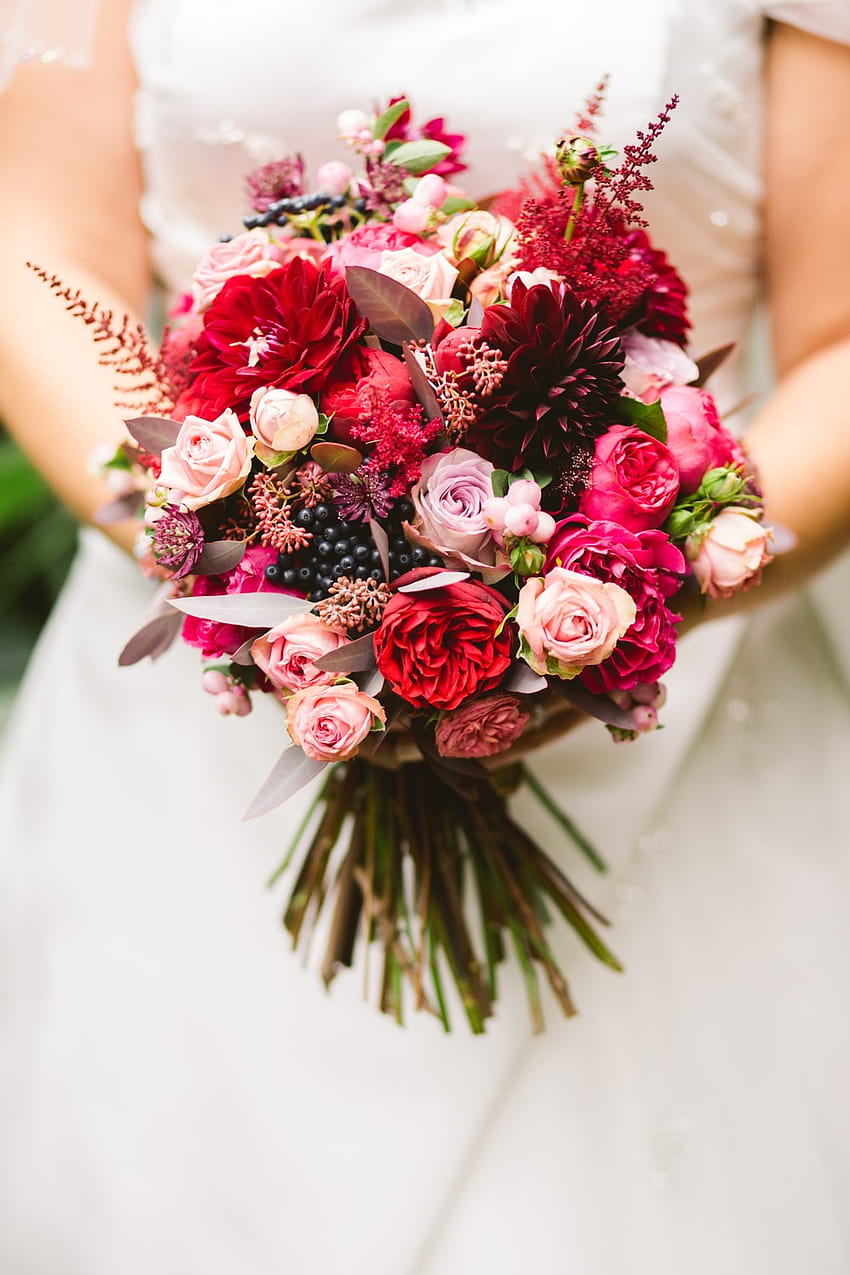 Сватбени цветя, булчински изкуствени цветя HD тапет за телефон