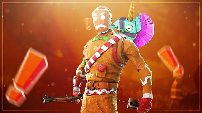 Merry Marauder Fortnite Fortnite Christmas Ginger Gunner Hd Wallpaper