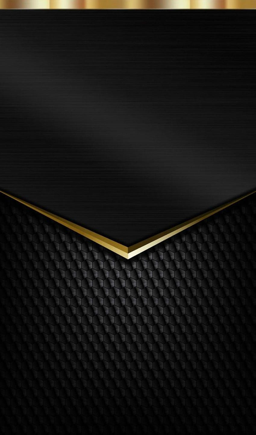 Black and Gold iPhone HD phone wallpaper