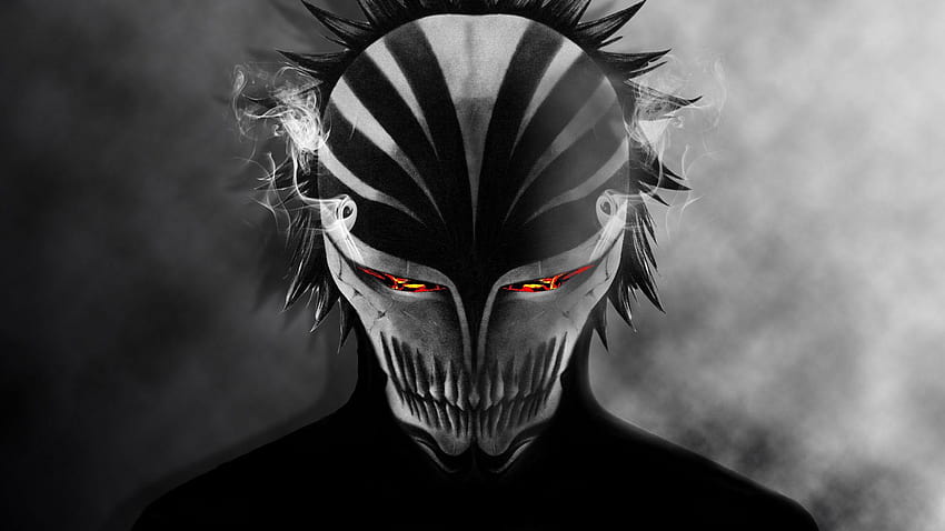Augen, Rauch, Schatten, Maske, Bleichmittel, Ichigo, Hichigo HD-Hintergrundbild
