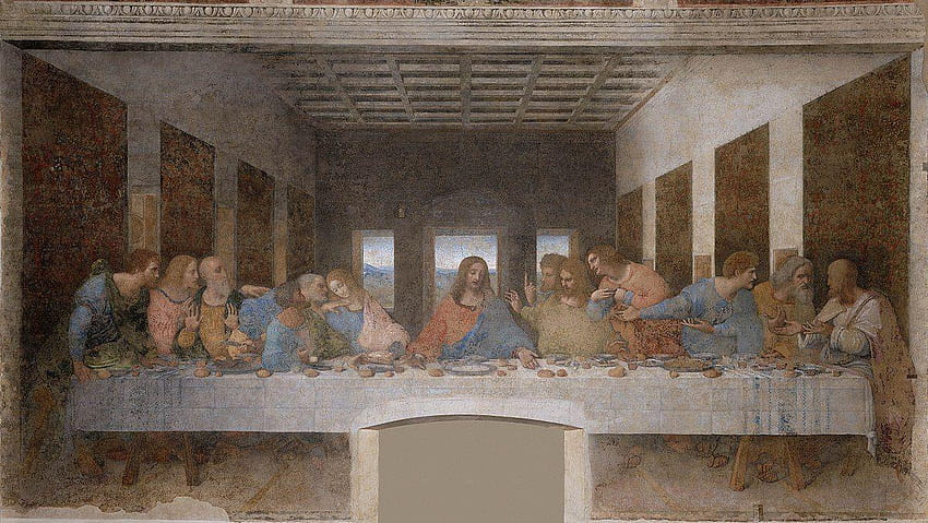 The Last Supper, jesus dinner table HD wallpaper