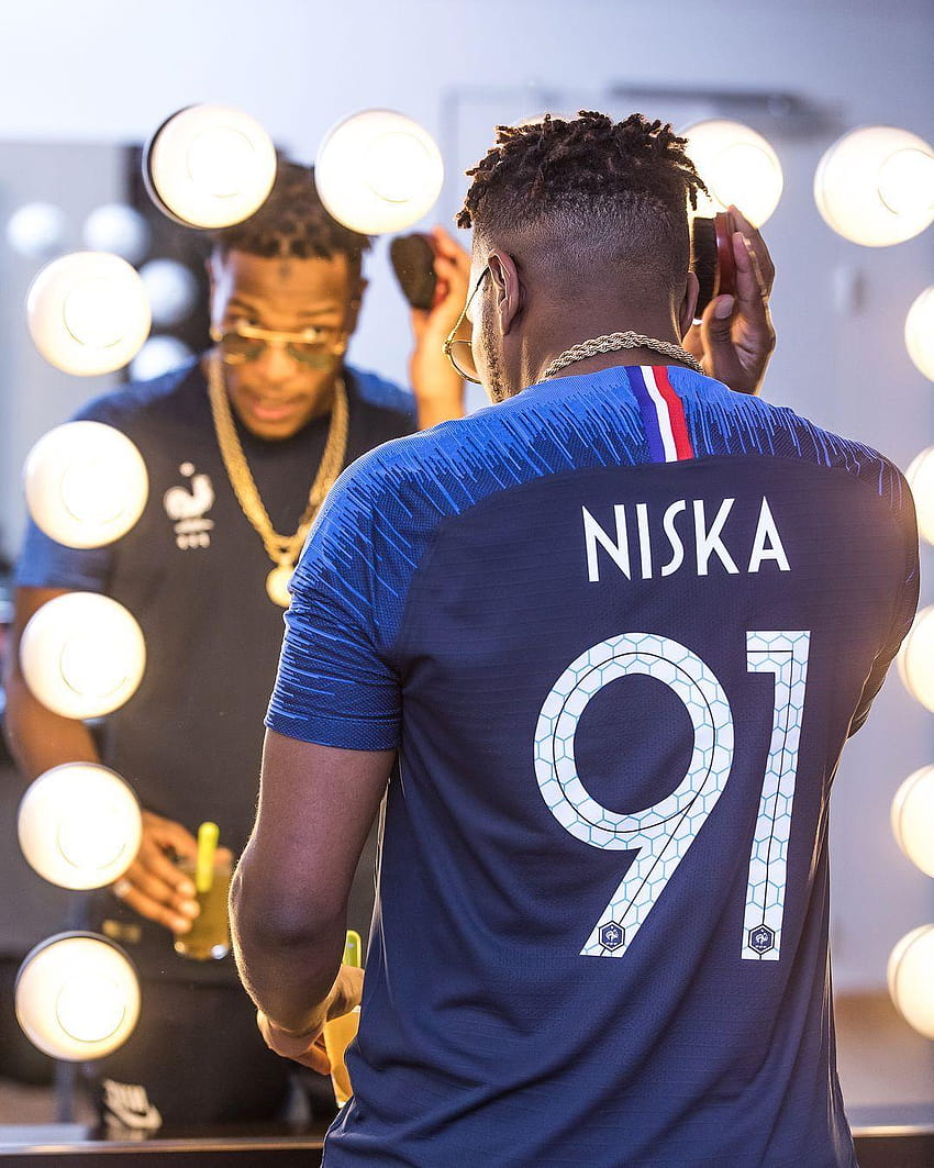 Niska Reveals France 2018 World Cup Nike Home Shirt HD phone wallpaper