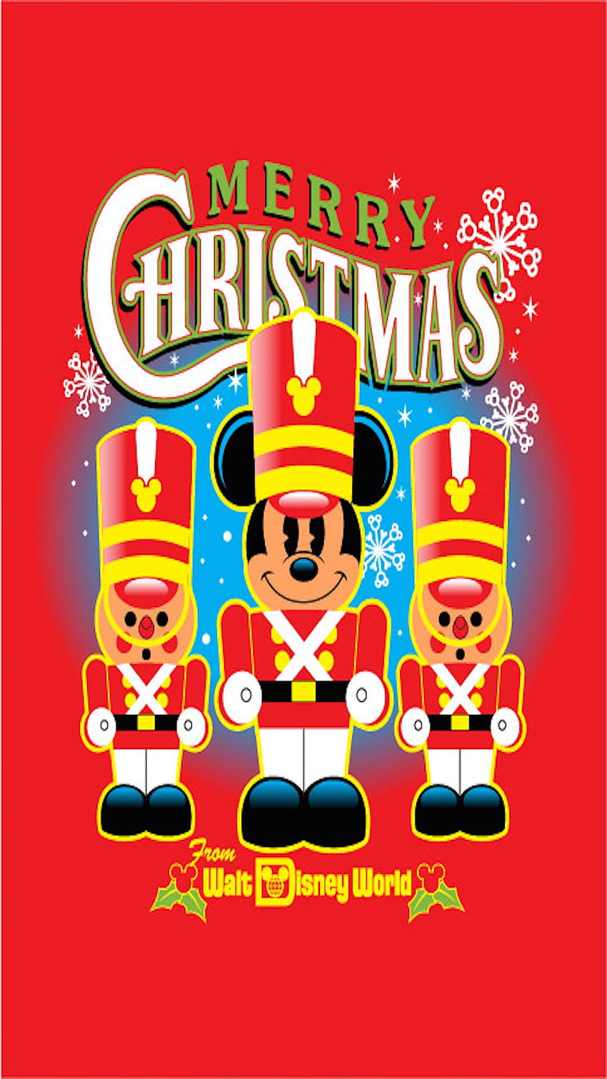 4 Disney Christmas Phone, christmas disney phone HD phone wallpaper