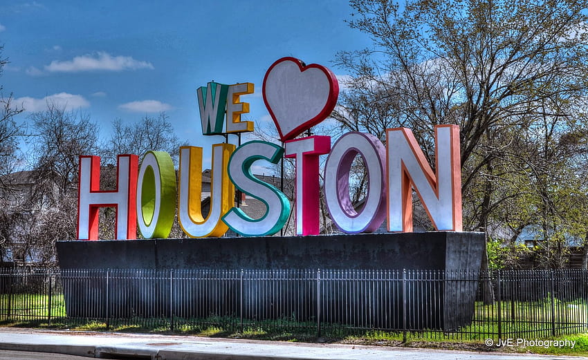 4 Orte in Houston Texas, Houston City HD-Hintergrundbild