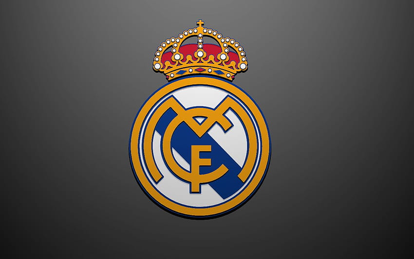 real madrid logo [1280x800] for your, real madrid logo computer HD wallpaper