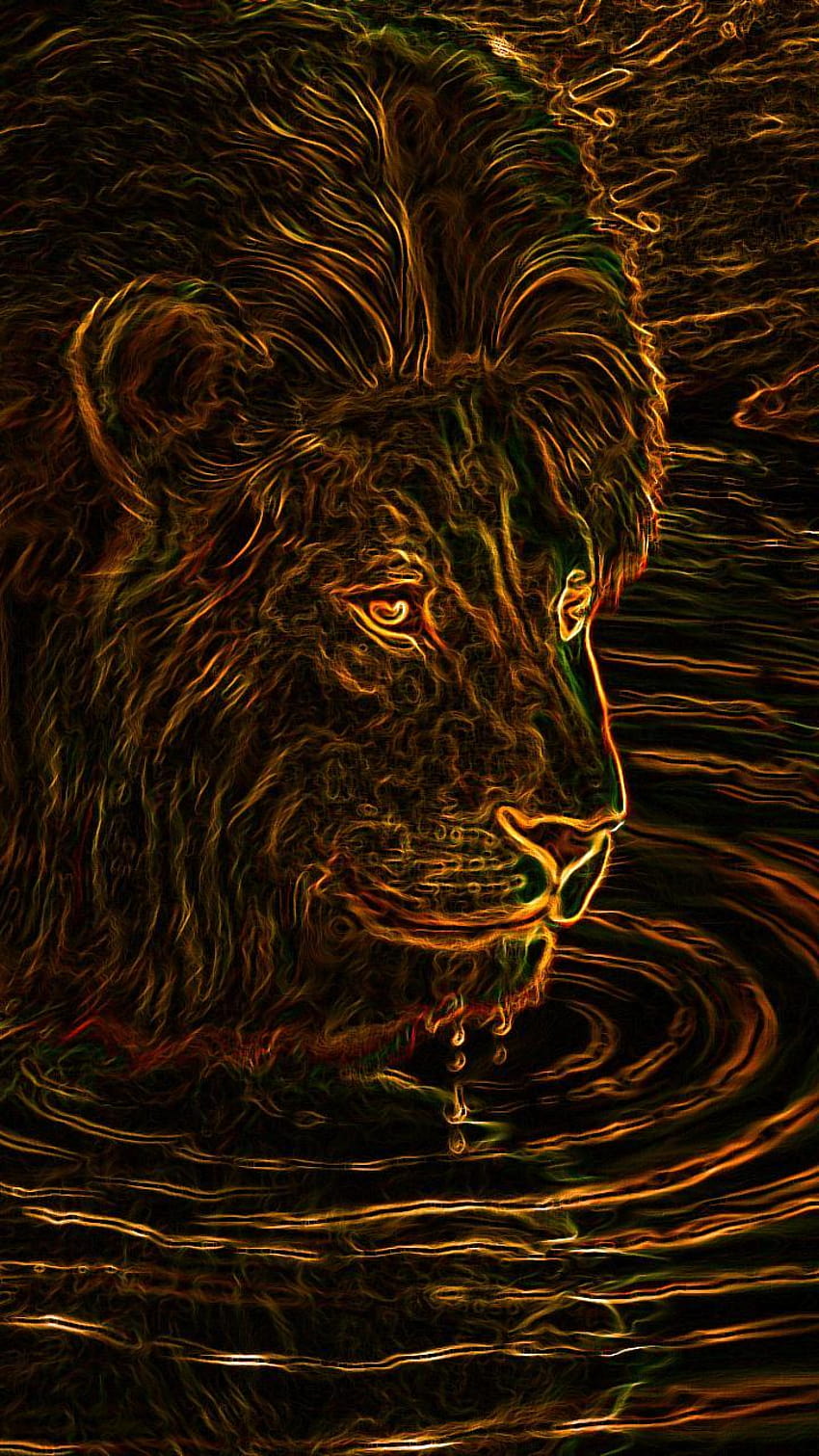 water lion wallpaper