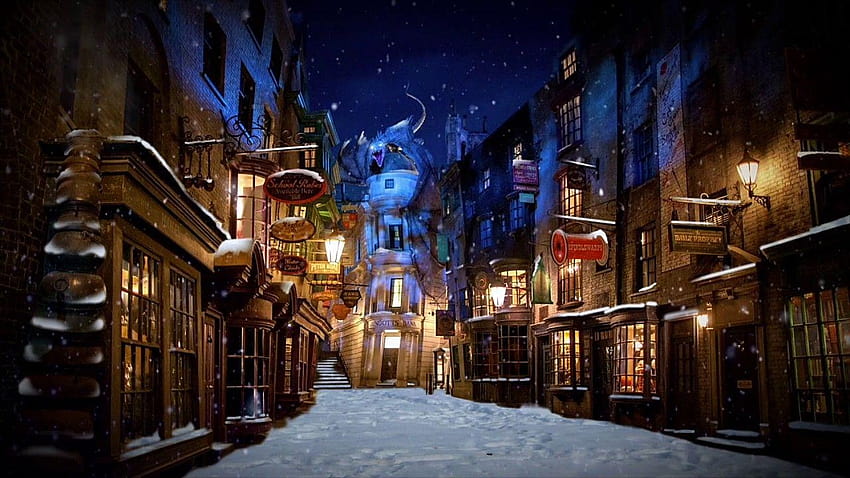 Harry Potter Diagon Yolu Animasyonlu HD duvar kağıdı