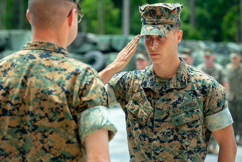 Marine recognized for performing CPR, saving life of unresponsive man at Walmart gas station, marinecorps HD wallpaper