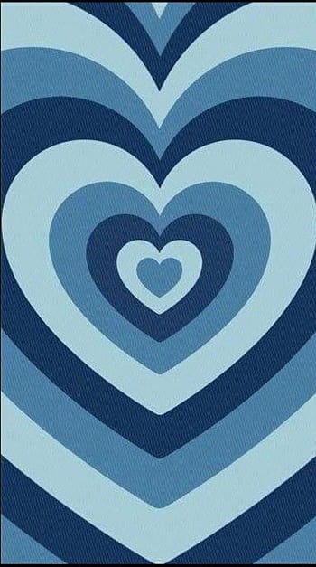 Blue Green and Yellow Heart Wallpaper Background
