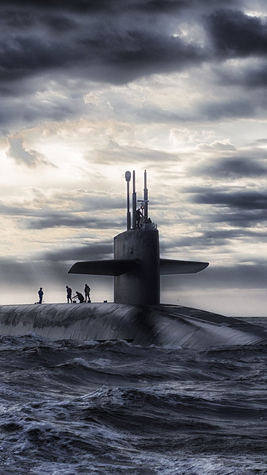 U-Boot der Marine HD-Handy-Hintergrundbild