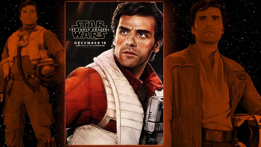 New Force Awakens character poster highlights Oscar Isaac's Poe, poe dameron oscar isaac HD wallpaper