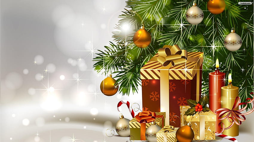 Christmas Tree, santa gifts under tree HD wallpaper | Pxfuel