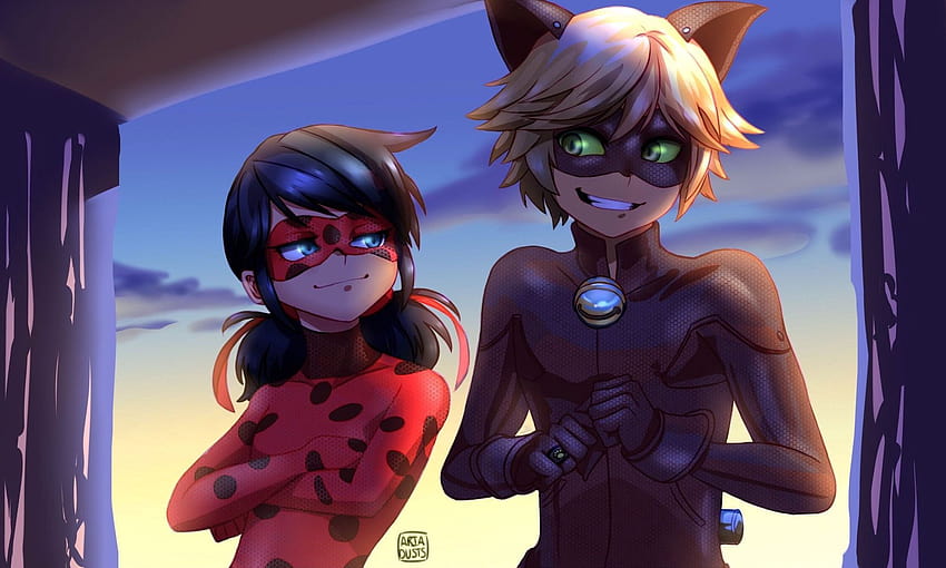 COMPLETED] His attitude had changed. His personality was strange an…, marinette and adrien anime HD wallpaper