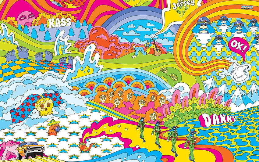 Tinh thần Hippie: Tinh thần Hippie đã trở lại với những màu sắc đầy sáng tạo và nghệ thuật. Những họa tiết táo bạo và các cách phối màu sáng tạo sẽ giúp trỡ nên một bức tranh vô cùng bắt mắt và đầy tính cá nhân. Cùng trở thành một nghệ sĩ hippie và sáng tạo ra một bức tranh mang lại cho bạn cảm giác tự do và yêu cuộc sống.