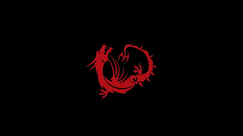 2560x1600 Red Dragon Black Risoluzione minima 2560x1600, rosso scuro minimalista e nero Sfondo HD