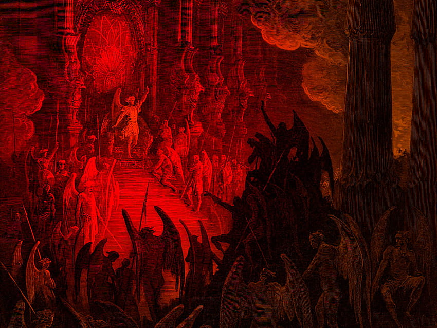 The Devil: Origin, Bible, Lucifer, jesus christ vs satan HD wallpaper