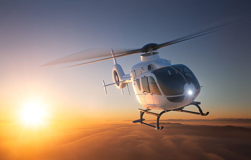 abstraction, dawn, art, helicopter, helicopter, helicopter films HD wallpaper