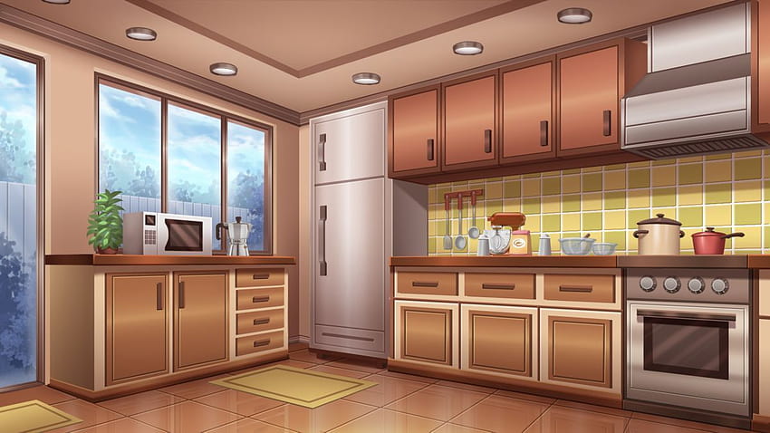 294 beste Hintergründe, Anime-Küche HD-Hintergrundbild