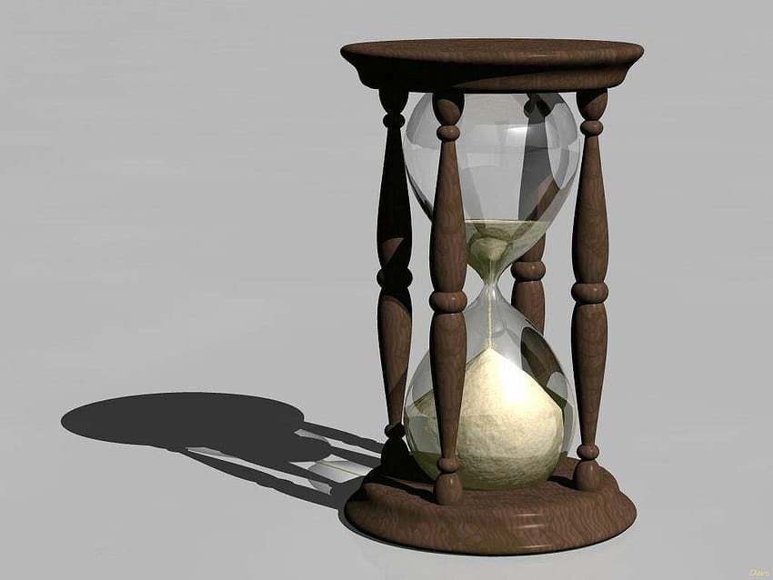 Hourglass time objects, sand timer HD wallpaper