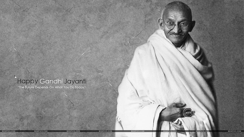 Happy Mahatma Gandhi Jayanti HD wallpaper