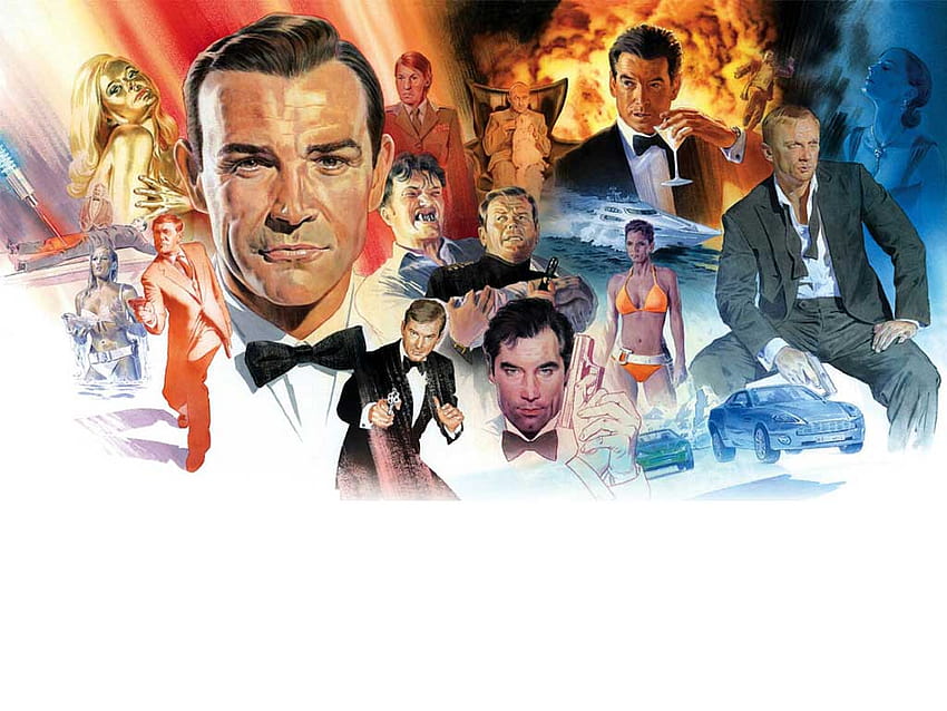 Pinturas de James Bond, arte de James Bond fondo de pantalla