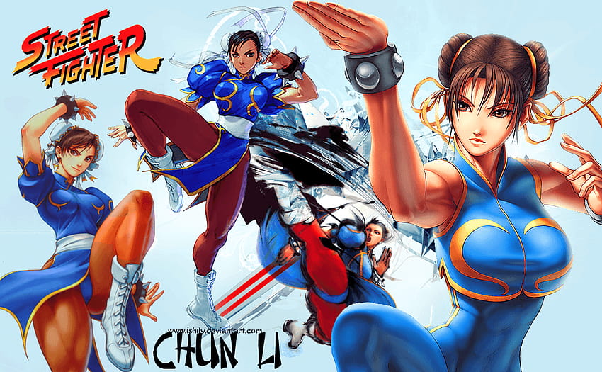 Papel de Parede Street Fighter Ryu y Chun Li para fondo de pantalla