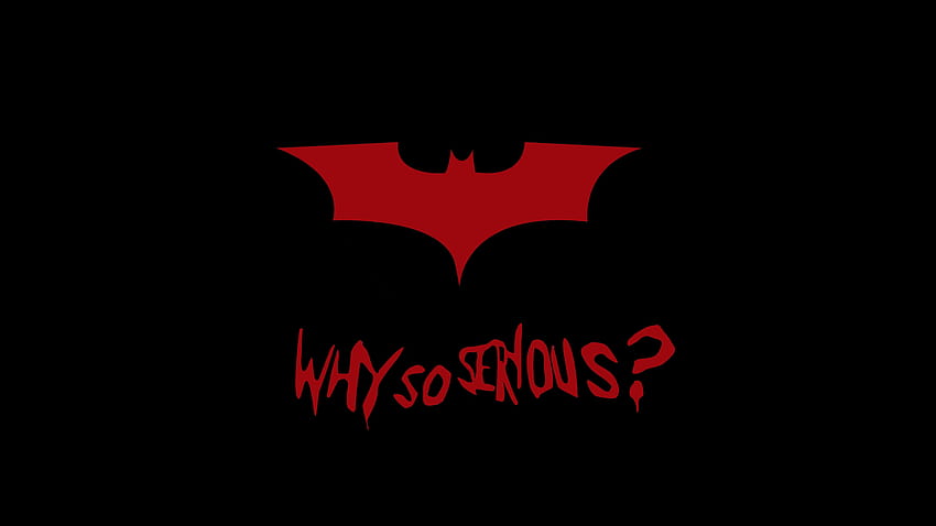 Batman Why So Serious HD wallpaper | Pxfuel