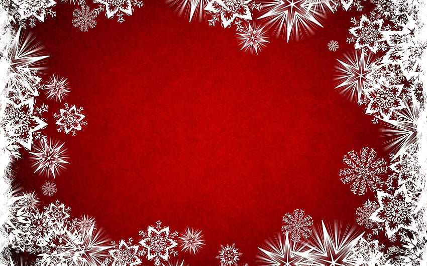 Sfondi di Natale rosso e bianco Sfondo HD