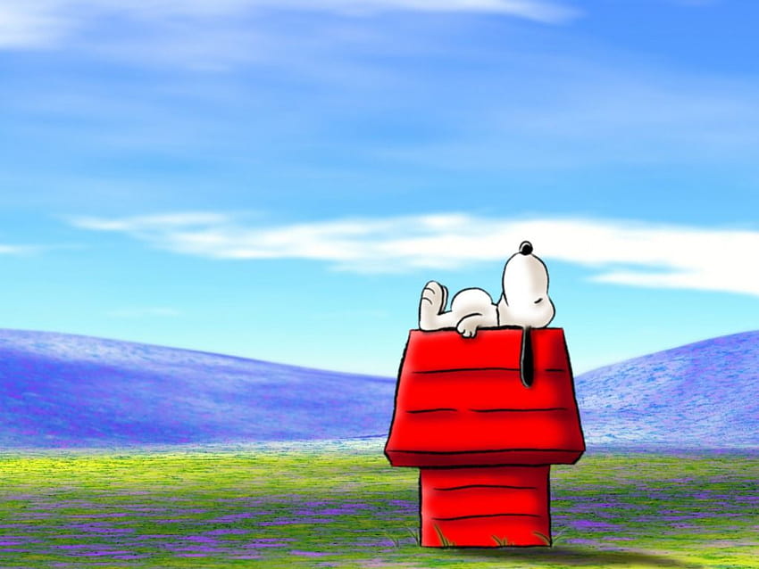 4 Snoopy Summer, snoopy spring time HD wallpaper