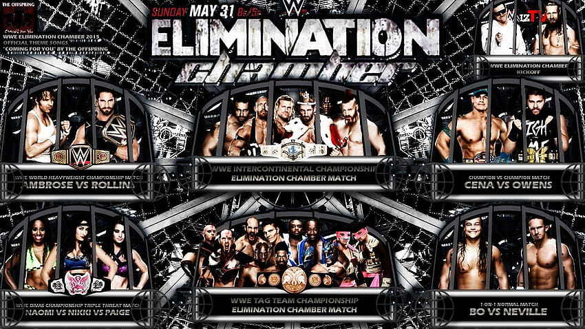 WWE Elimination Chamber 2015 HD wallpaper | Pxfuel