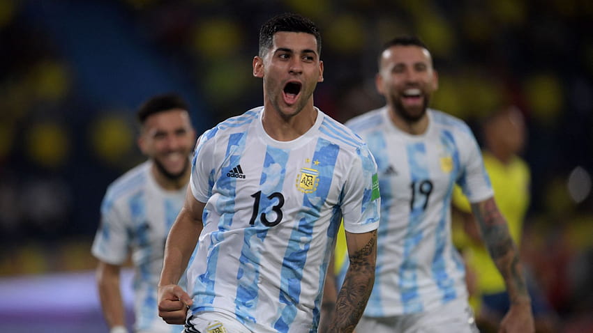 Wie kann man Argentinien gegen Ecuador in der Copa America 2021 aus Indien sehen?, argentinisches Team 2021 HD-Hintergrundbild