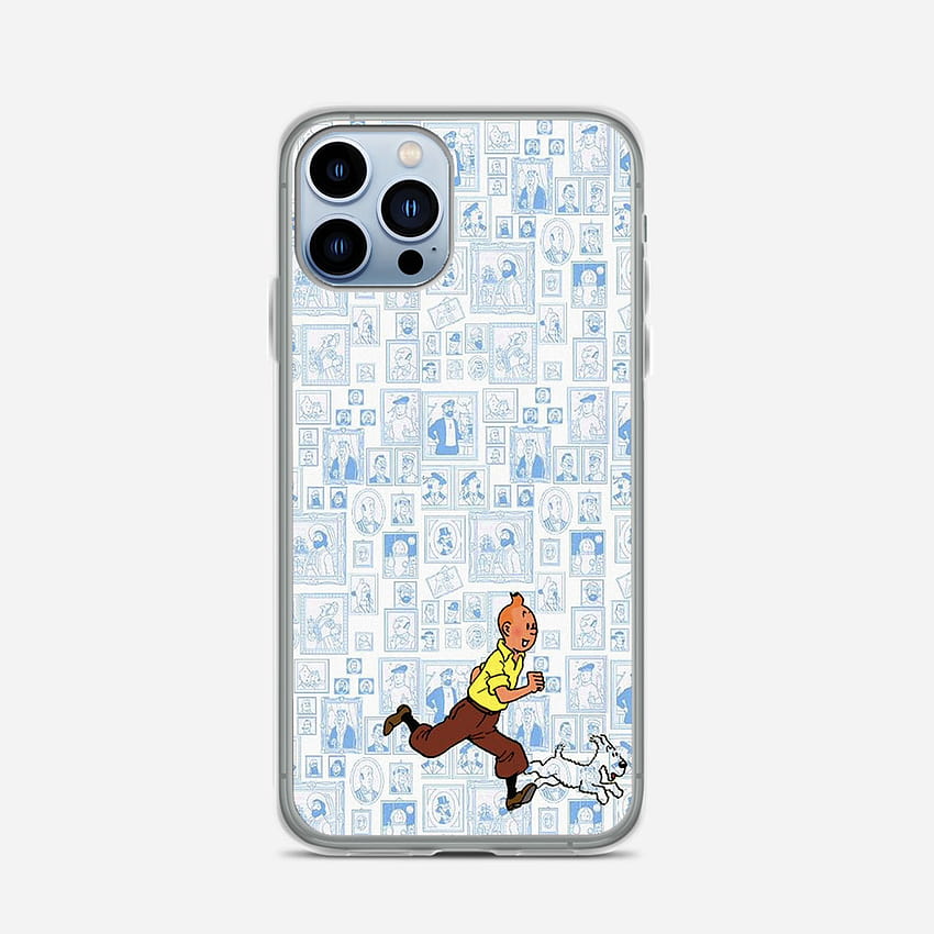 Comic Cartoon Tintin iPhone 13 Pro Max Case HD phone wallpaper