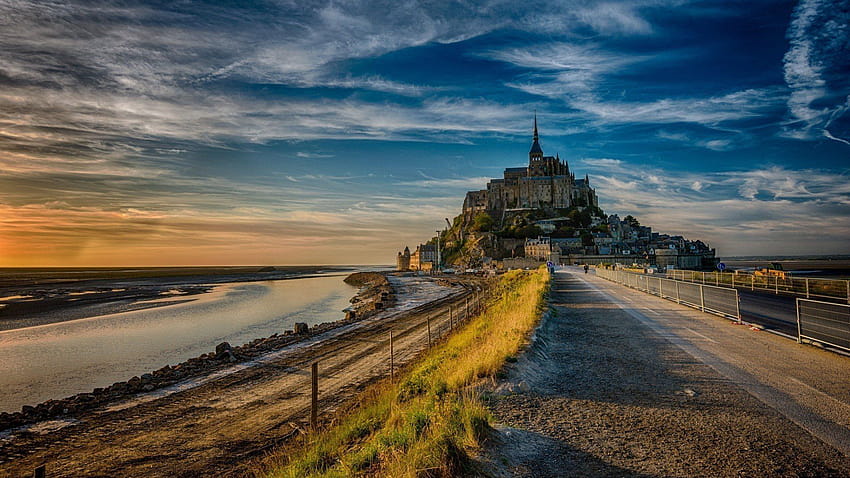 Mont Saint Michel / and Mobile Backgrounds HD wallpaper