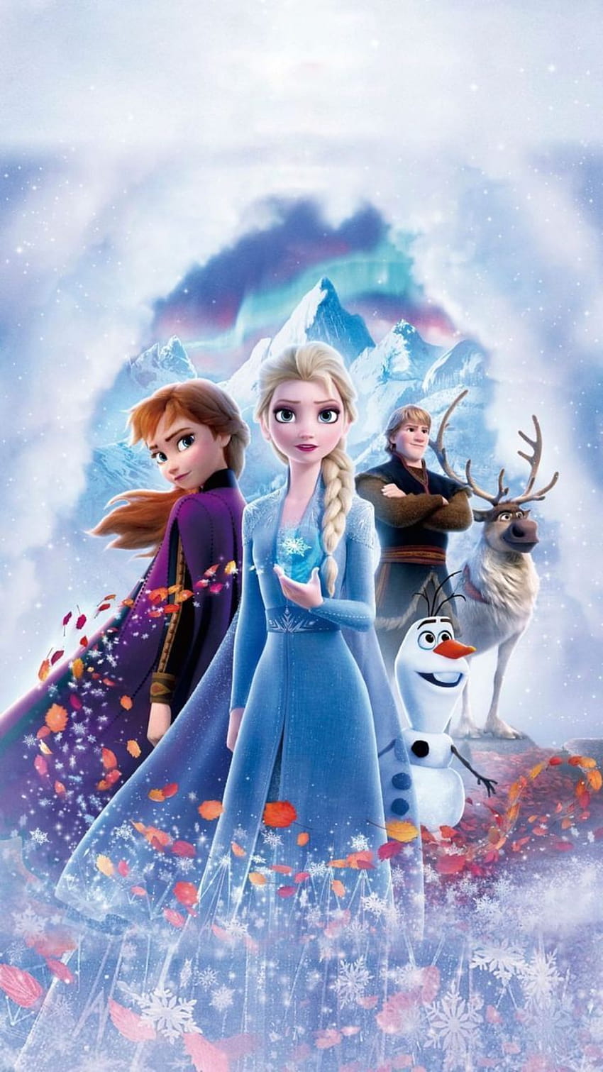 Princesa Disney Frozen 2, princesa congelada fondo de pantalla del teléfono
