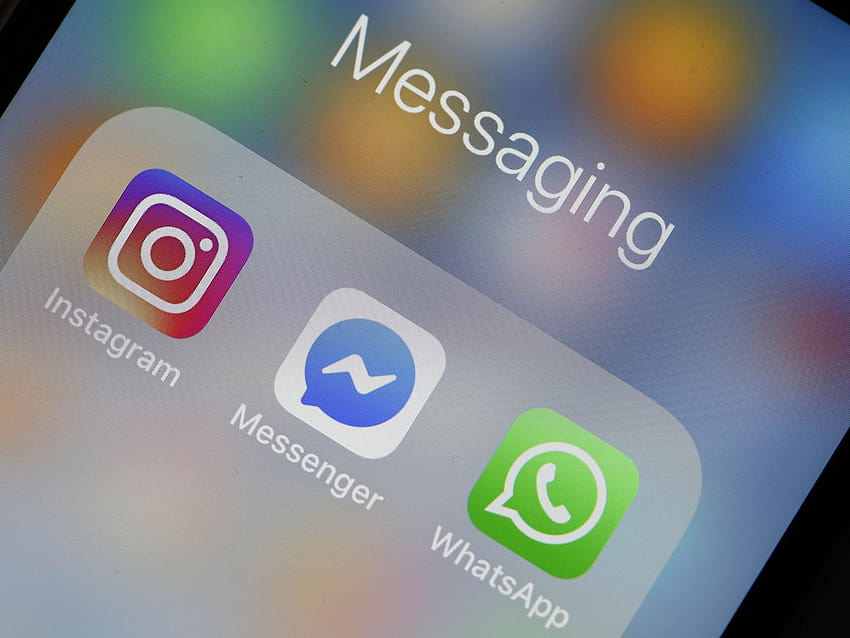 Facebook fusiona Instagram, WhatsApp, Messenger peor que Apple pelea, whatsapp facebook instagram logos fondo de pantalla
