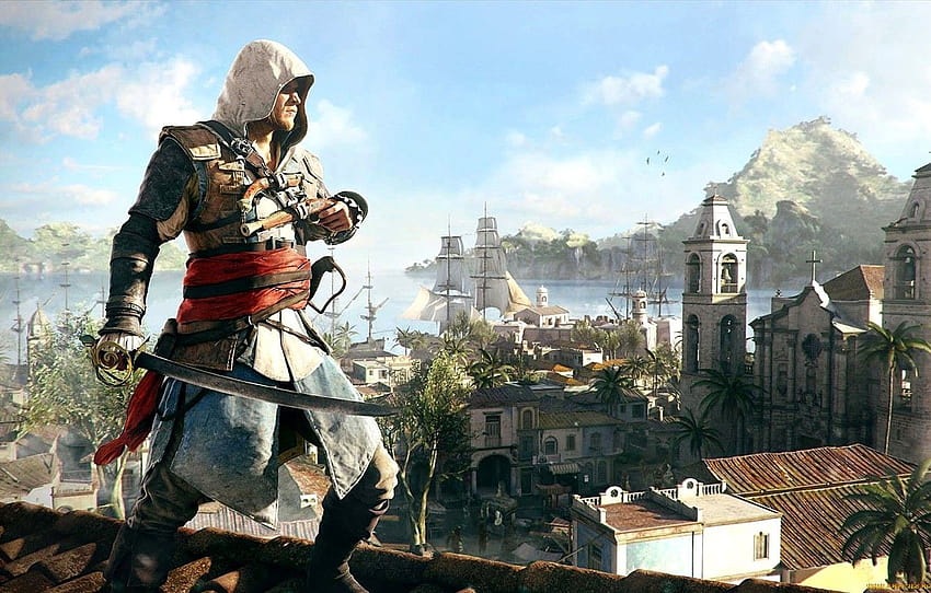 the game, ubisoft, assassins creed 4 black flag , section игры, assassins creed iv black flag gold edition HD wallpaper