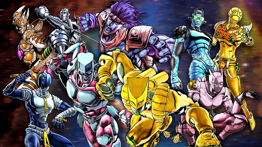 Fanart] with some of my favorite stands : StardustCrusaders, za warudo HD wallpaper