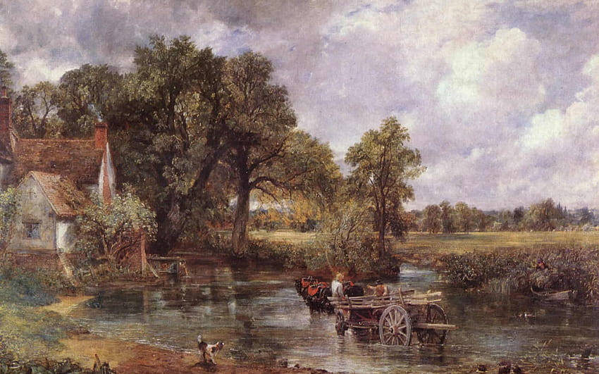 1680*1050 World Famous Paintings / Fine Art Painting, constable HD wallpaper