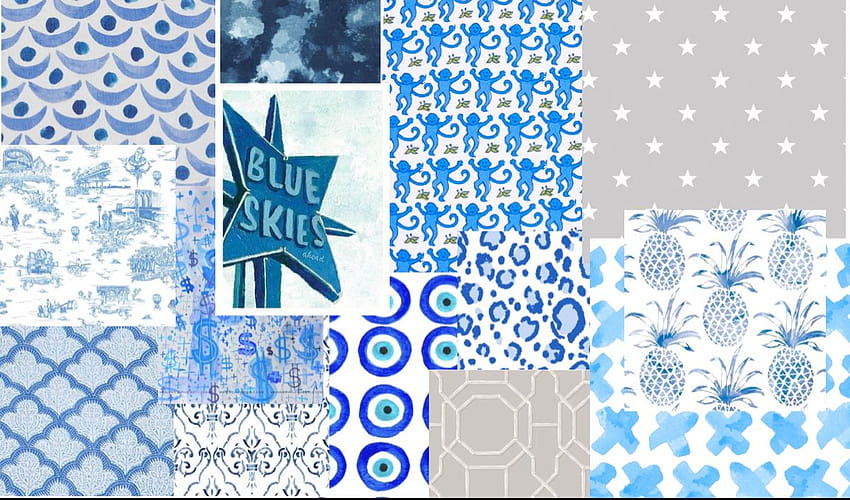 preppy pattern backgrounds blue