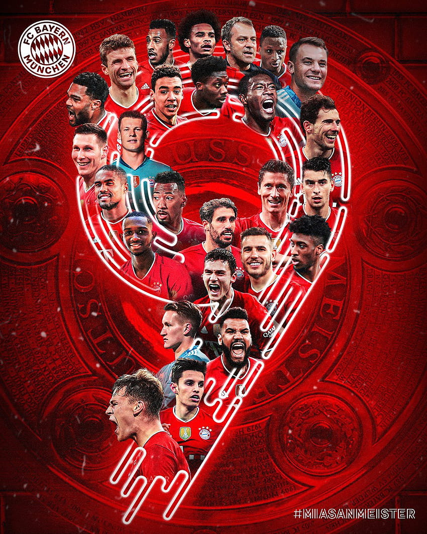 Bayern Monaco Bundesliga Champions 2021 Sfondo del telefono HD
