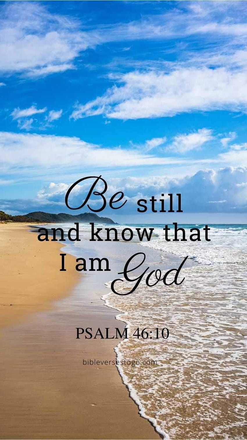 Beach2 Psalm 46:10 – Bible Verses To Go, bible verse summer HD phone wallpaper