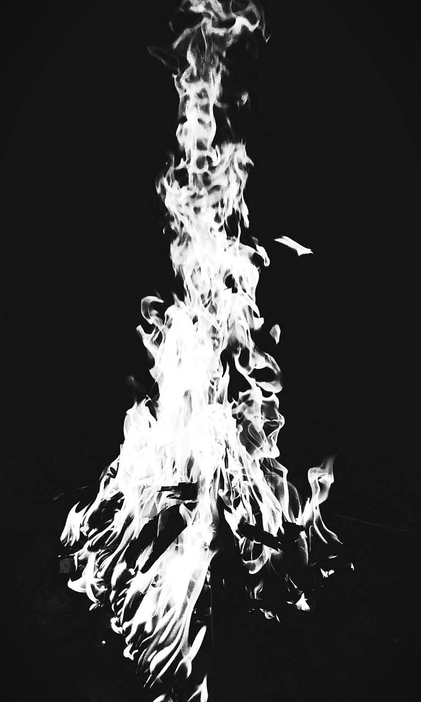 flame fire by fuadpiyal, white fire HD phone wallpaper