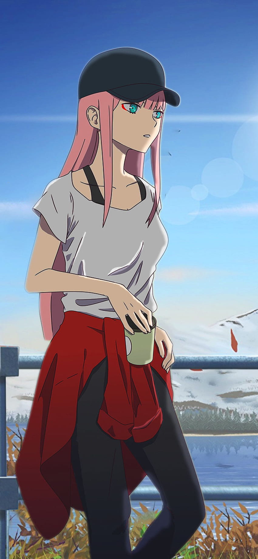Darling Anime Zero Two, zero two android HD phone wallpaper