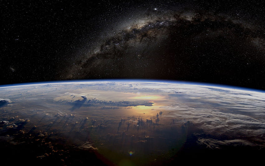 2560x1600 tierra oscura tierra vs espacio –, espacio desde la tierra fondo de pantalla