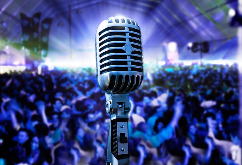 Microphone Concert Music Vintage Closeup 6144x4201, microphone stands HD wallpaper