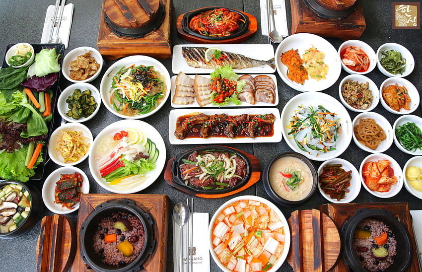 Cuisine coréenne, barbecue alimentaire Fond d'écran HD