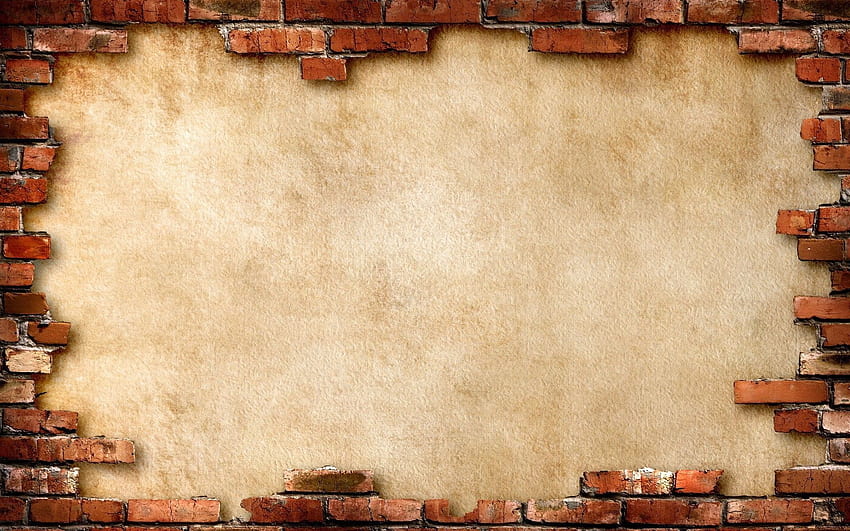 result for broken brick wall, broken wall HD wallpaper